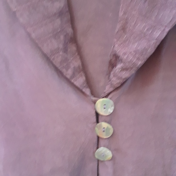 Rabbit Violet Collar 3 Button Crop Blazer 12 - Picture 2 of 4
